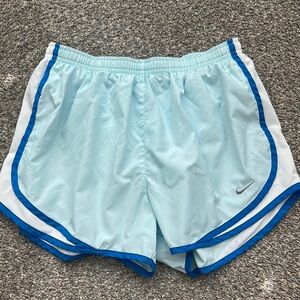 Nike Women's Light Blue Athletic Shorts